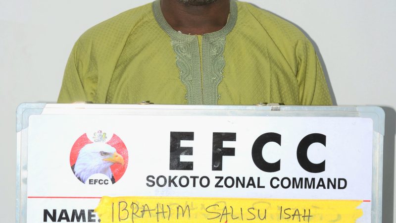 EFCC arraigns one for N7.1m fraud in Sokoto