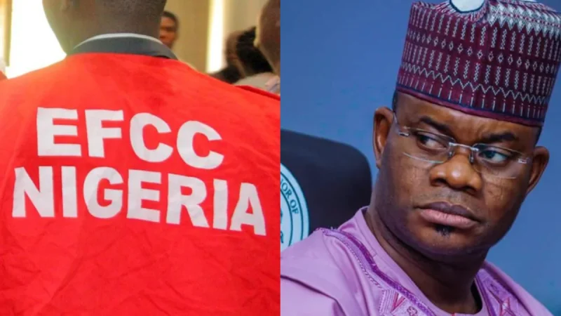 Yahaya Bello not subjected to media trial – EFCC