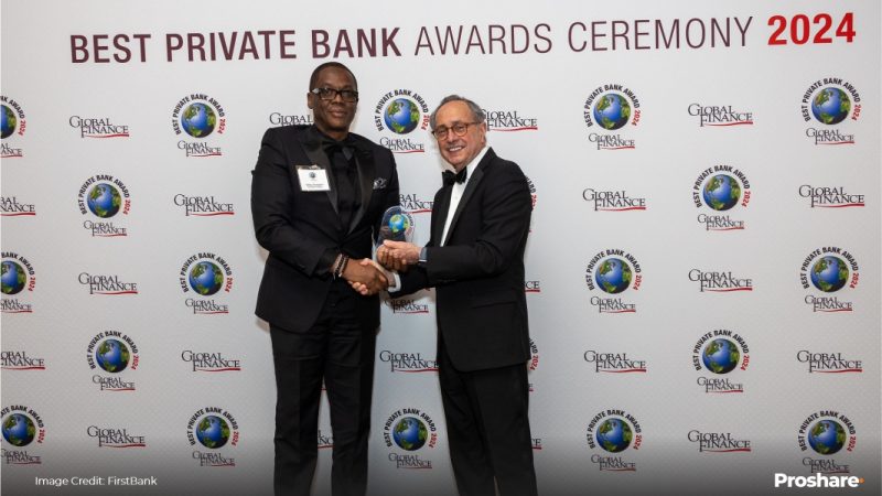 First Bank Emerges Best Private Bank In Nigeria & Best Private Bank For Sustainable Investment In Africa At Global Finance Awards