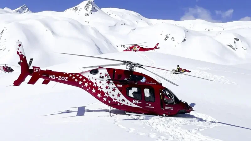 Three die in Swiss Alps helicopter crash