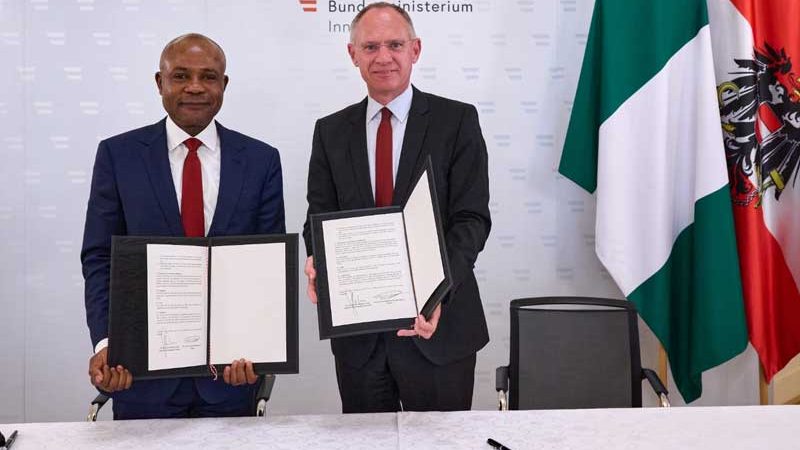 Gov Mbah Takes Investment Drive to Austria, Signs MoU