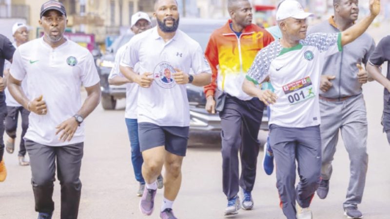 Cheers as Gov. Mbah joins 2024 Coal City Marathon, promises world-class marathon