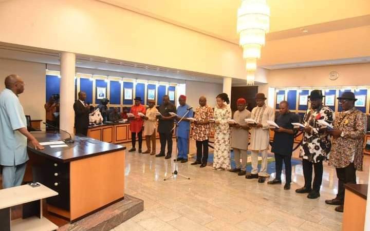 BREAKING: Fubara swears in caretaker chairmen for 23 LGs