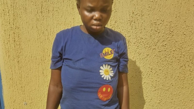 Lady arrested for inserting firewood into private part of 12-year-old girl in Ogun