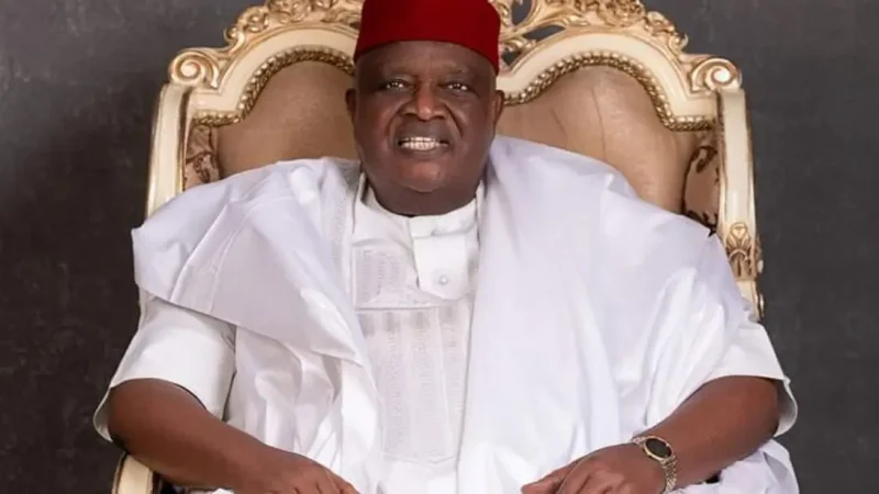 Umahi mourns Iwuanyanwu, says Ndigbo lost ‘rare gem’