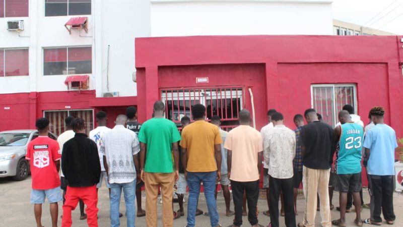 EFCC arrests 22 suspected internet fraudsters in Benin City