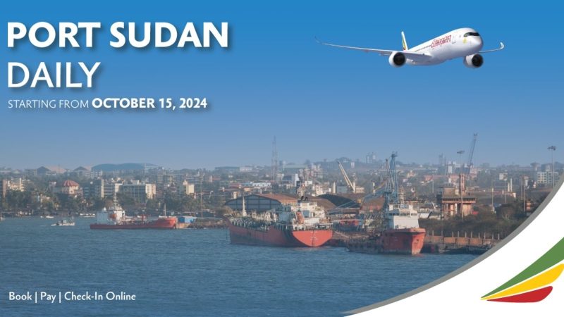 Ethiopian Airlines Starts Daily Flight to Port Sudan October