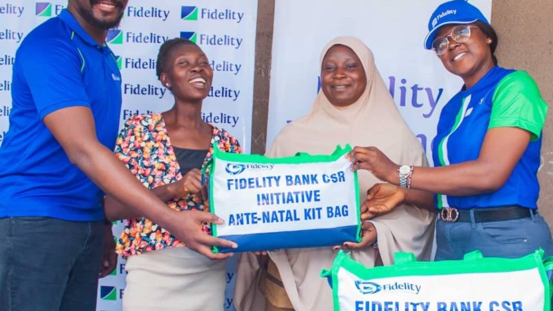 Fidelity Bank Plc donates maternity kits to pregnant women in Yaba, Lagos