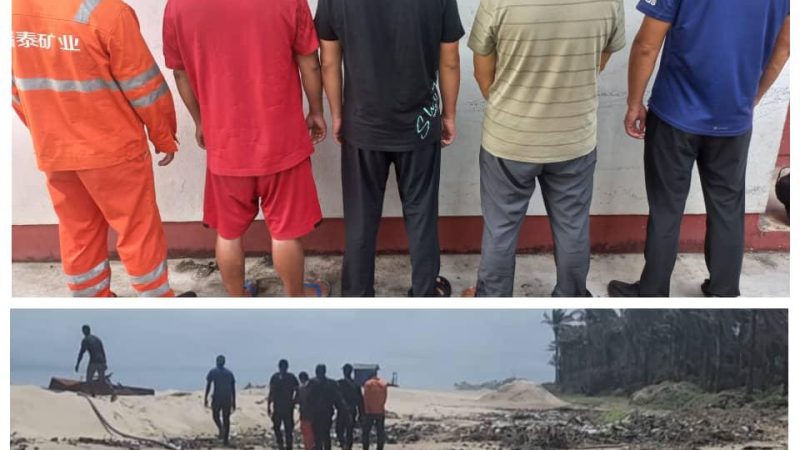 EFCC arrests five Chinese for alleged Illegal mining Uyo