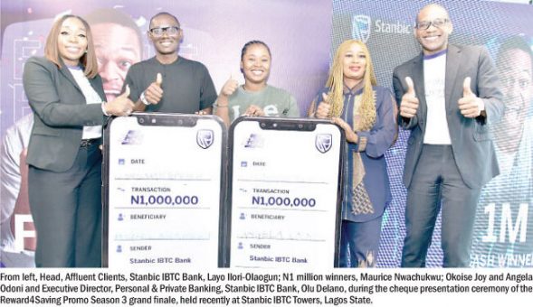 Stanbic IBTC Bank gives N28m to 84 promo winners