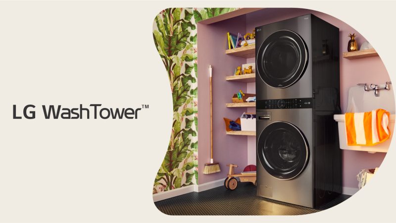 LG WashTower Has High-Performance, Space-Saving Laundry Solution with Advanced Features