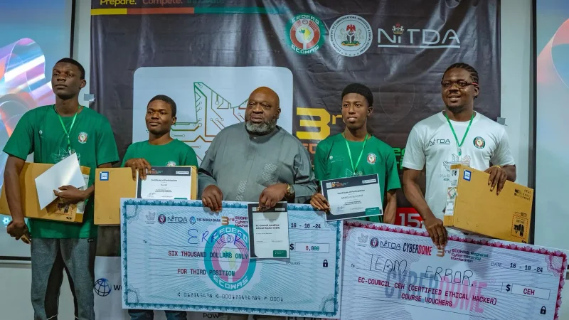 Nigerian Cybersecurity team finishes 3rd in ECOWAS Hackathon