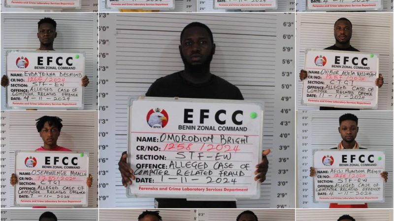 Court Jails 13 Internet Fraudsters in Benin City