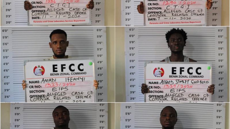 Court Jails 15 Internet Fraudsters in Benin City