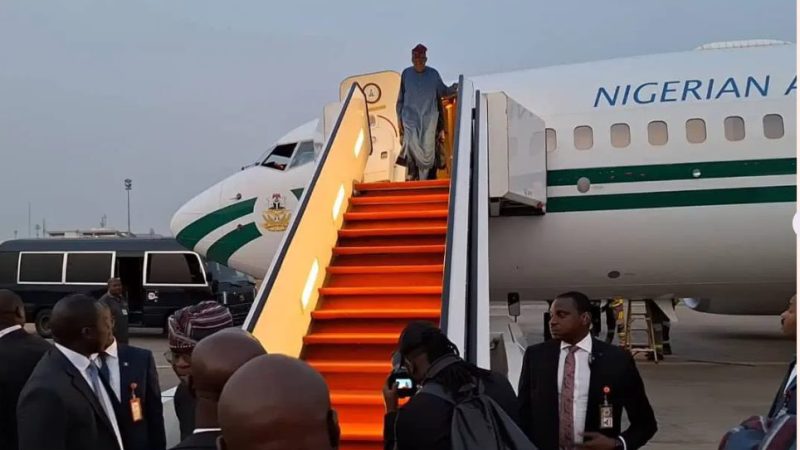 Tinubu arrives Brazil for G20 summit