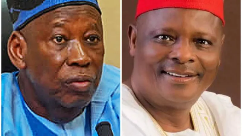 2027: Expect reality, you’ve no support in Kano – Ganduje to Kwankwaso