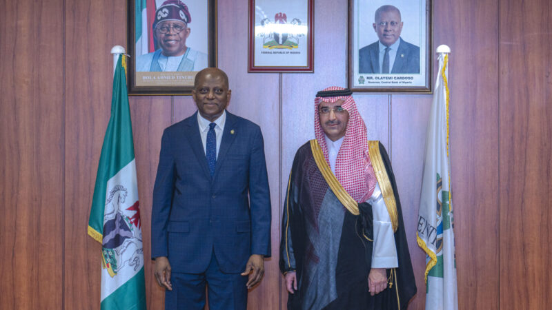 CBN Governor, Cardoso Champions Stronger Nigeria, Saudi Ties