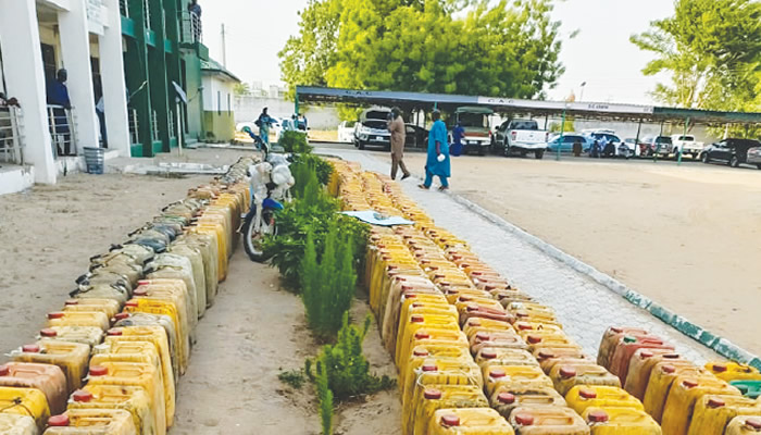 Adamawa Customs seize N199m smuggled petrol