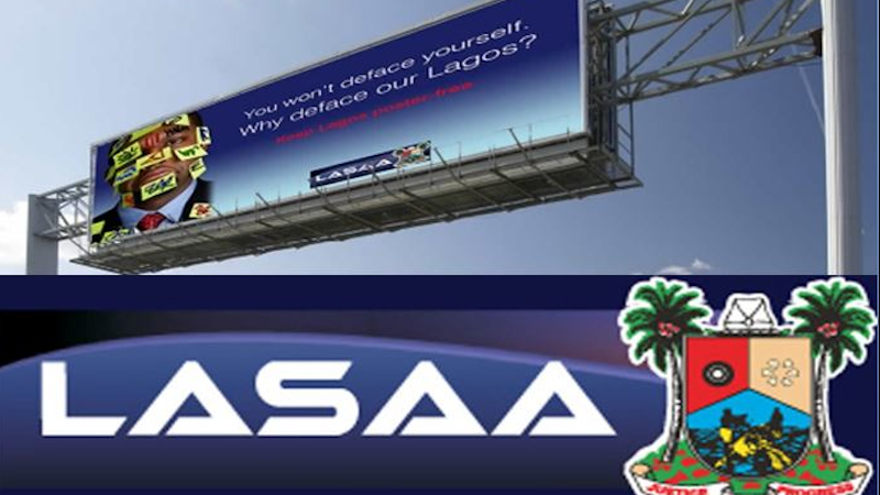 LASAA ADDRESSES COMMUNITY CONCERNS OVER BILLBOARD SAFETY IN ABATI BARRACK