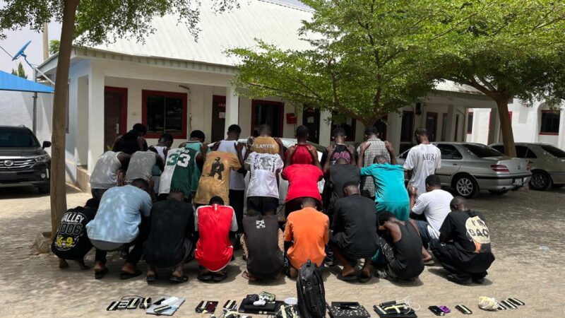 EFCC arrests 27 suspected internet fraudsters in Jalingo