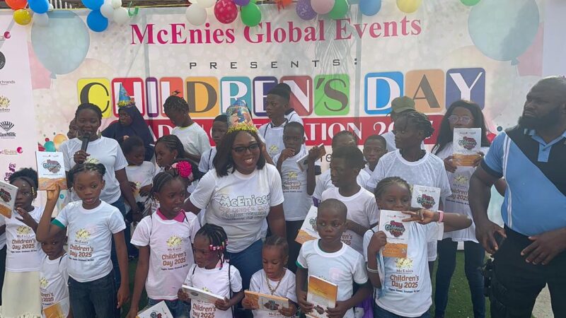 MCENIES GLOBAL EVENTS BRINGS SMILES, INSPIRATION TO IBADAN’S CHILDREN ON CHILDREN’S DAY 