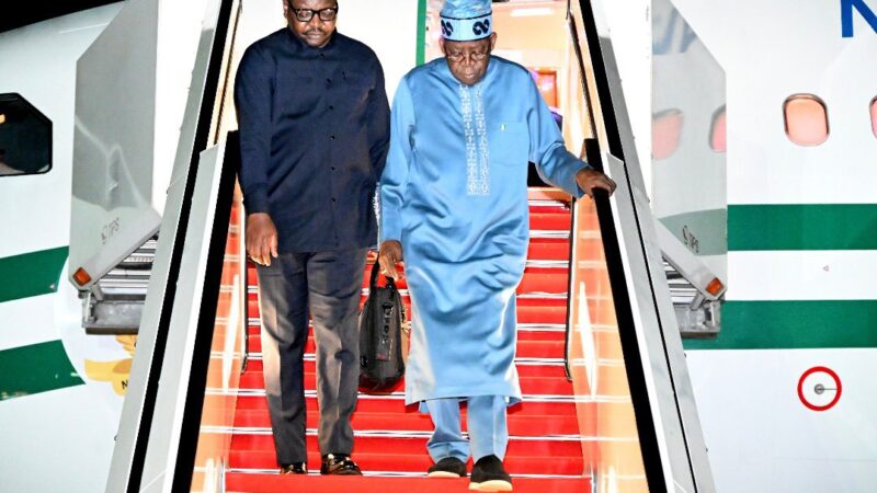 PICTORIAL: Tinubu returns to Nigeria after Japan, Brazil trips