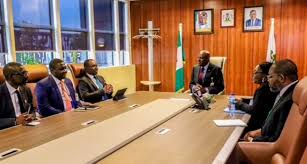 NDIC MANAGEMENT VISITSCBN GOVERNOR: RE-AFFIRMS COMMITMENT TO FINANCIAL SYSTEM STABILITY