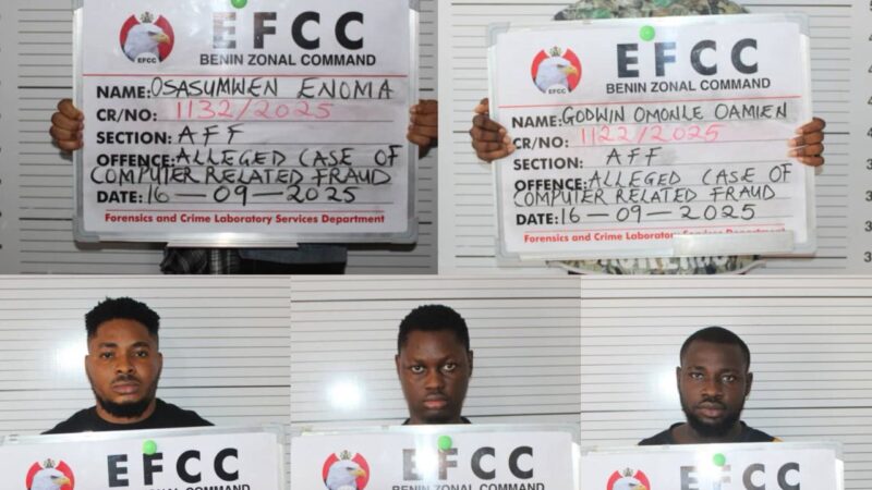 Edo Court Jails 10 Internet Fraudsters in Benin City