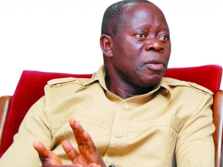 Stop politicians’ spouses from holding sensitive positions – Oshiomhole to INEC chair