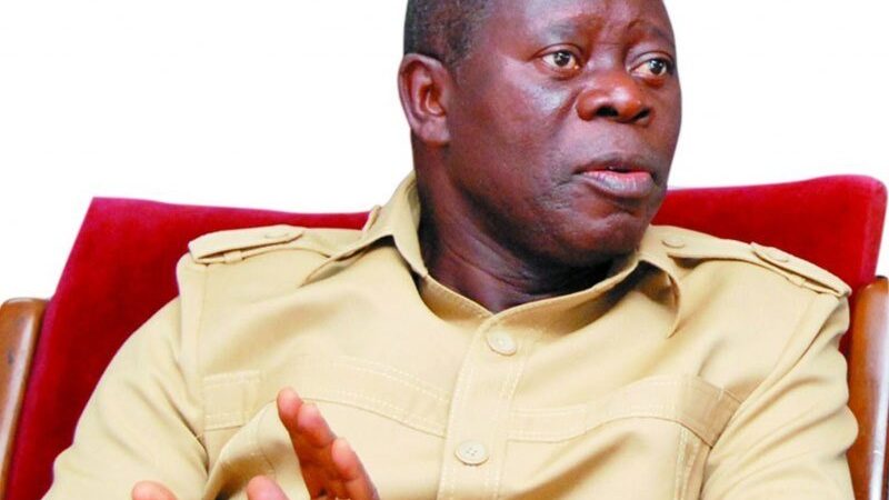 Stop politicians’ spouses from holding sensitive positions – Oshiomhole to INEC chair