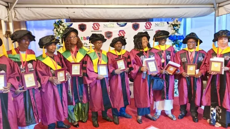 NiMet DG Congratulates Newly Inducted Staff Members, Fellows