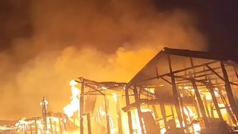 Fire guts Gombe timber market, gov orders probe, pledges support