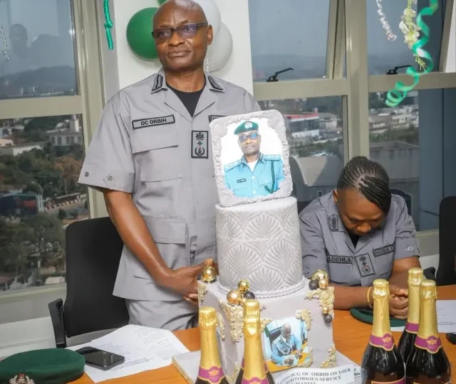 NCS Honours DCG Charles Orbih with Heartfelt Send-Off, Birthday Tribute